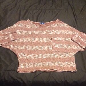 Women's Brown Crew Neck Sweater